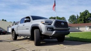 Toyota Tacoma Truck Bed Rack - Fishbone Offroad - Half Height Tackle Rack - Black - `16-`27